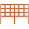 vidaXL Headboard Wax Brown 135 cm Solid Wood Pine