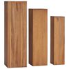 vidaXL 3 Piece Plant Stand Set Solid Teak Wood