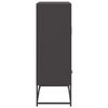 vidaXL Highboard Black 68x39x111.5 cm Steel