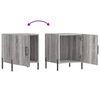 vidaXL Bedside Cabinet Grey Sonoma 40x40x50 cm Engineered Wood