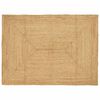 vidaXL Area Rug Beige 120 x 170 cm Jute