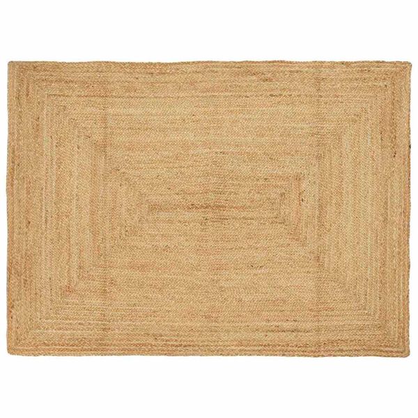 vidaXL Area Rug Beige 120 x 170 cm Jute