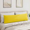 vidaXL Sofa Pillows 2 pcs Light Yellow 145 x 40 cm Fabric