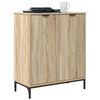 vidaXL Sideboard Sonoma Oak 69.5 x 33 x 82 cm Engineered Wood