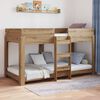vidaXL Bunk Bed for Kids Artisan Oak 100 x 200 cm Engineered Wood