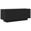 vidaXL TV Cabinet 100 x 35 x 40 cm Black Oak Engineered Wood