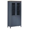 vidaXL Highboard | Grey | Solid Pine Wood | 85x37x170.5 cm | Highboard