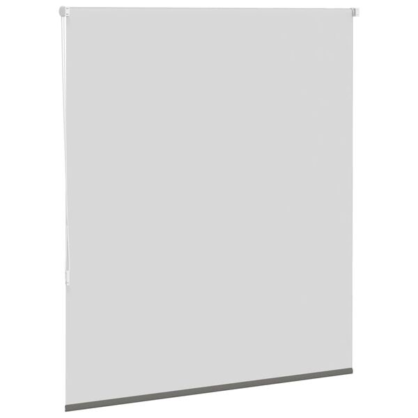 vidaXL Roller Blind Blackout Grey 120x130 cm Fabric Width 116.6 cm Polyester