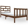 vidaXL Bed Frame without Mattress Honey Brown Solid Wood 90x200 cm