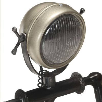 vidaXL Stand Lamp with Motorbike Headlight Doll Shape E27