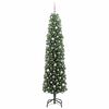 vidaXL Artificial Christmas Tree with 300 LEDs with Stand Green 240 cm