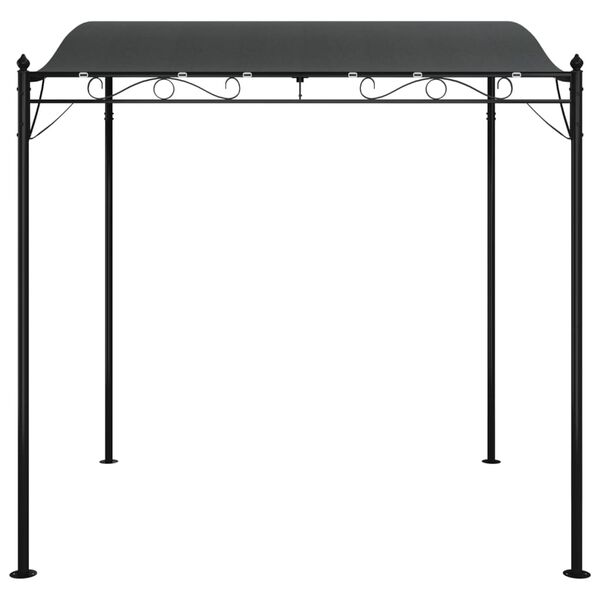 vidaXL Canopy Anthracite 2x2.3 m 180 g/m&sup2; Fabric and Steel