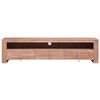 vidaXL TV Cabinet 140x30x35 cm Solid Teak Wood