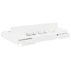 vidaXL Storage Bed Frame with Door White 120 x 200 cm Engineered Wood