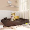 vidaXL Dog Cushion with Pillows Brown 135x110x23 cm Oxford Fabric