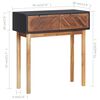 vidaXL Console Table 70x30x75 cm Solid Acacia Wood and MDF