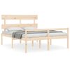 vidaXL Senior Bed without Mattress 160x200 cm Solid Wood