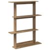 vidaXL Wall Shelf Artisan Oak 100 x 20 x 126 cm Engineered Wood