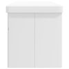 vidaXL Storage Bench Foldable White PVC