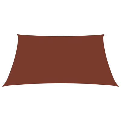 vidaXL Sunshade Sail Oxford Fabric Rectangular 3.5x4.5 m Terracotta