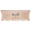 vidaXL TV Cabinet White 120x30x40 cm Solid Mango Wood