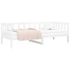 vidaXL Day Bed without Mattress White 90x190cm Solid Wood Pine