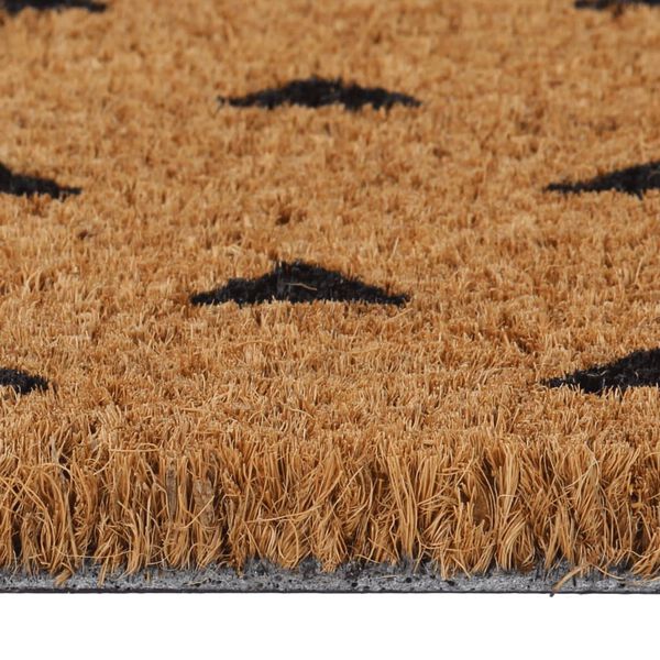 vidaXL Door Mat Natural 40x60 cm Tufted Coir