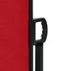 vidaXL Retractable Side Awning Red 220x500 cm