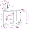 vidaXL Bathroom Cabinet Old Wood 65 x 33 x 60 cm Engineered Wood