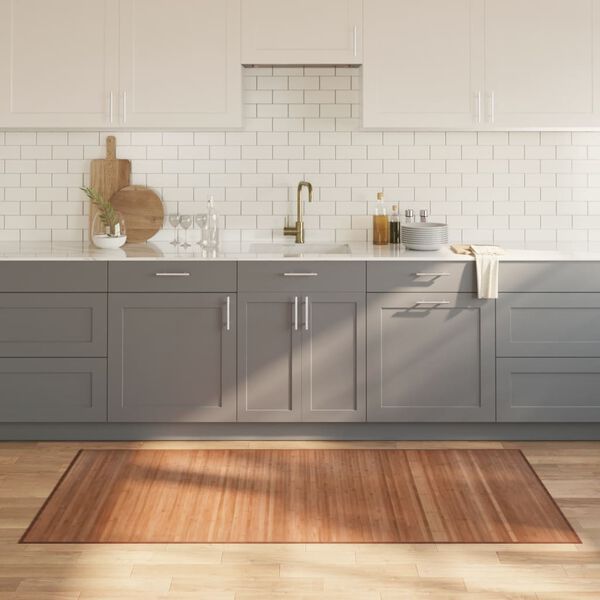 vidaXL Rug Rectangular Natural100x200 cm Bamboo