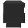 vidaXL TV Cabinet with LED Lights Black 100x35x40 cm