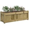 vidaXL Garden Planters 2 pcs Impregnated Wood Pine