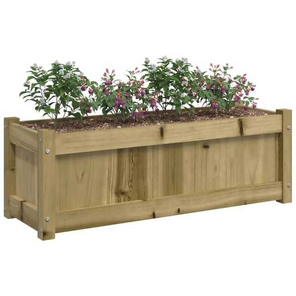 vidaXL Garden Planters 2 pcs Impregnated Wood Pine