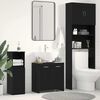 vidaXL Bathroom Sink Cabinet Black Oak 60x33x60 cm Engineered Wood
