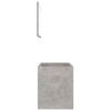 vidaXL 2 Piece Bathroom Furniture Set Concrete Grey Engineered Wood