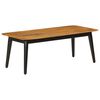 vidaXL Coffee Table 110x50x40 cm Solid Wood Mango and Iron