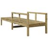 vidaXL Sun Lounger 199.5x62x55 cm Impregnated Wood Pine