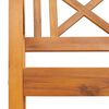 vidaXL Garden Bench Brown 220 x 56 x 90 cm Solid Acacia Wood