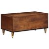 vidaXL Coffee Table Honey Brown 80 x 50 x 40 cm Solid Mango Wood