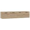 vidaXL Wall Cabinets 2 pcs Sonoma Oak 60x36.5x35 cm Engineered Wood