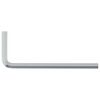 vidaXL Hex Key 12 pcs Silver 22 x 66 mm Steel