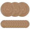 vidaXL Seagrass Placemets 50 pcs Natural 100% Seagrass
