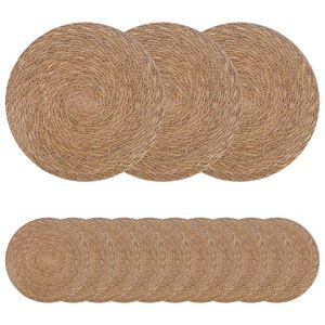 vidaXL Seagrass Placemets 50 pcs Natural 100% Seagrass