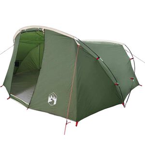 vidaXL Tunnel Tent 4-Person 4-Person Green and White