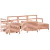 vidaXL 7 Piece Garden Sofa Set Solid Wood Douglas Fir
