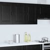 vidaXL Kitchen Cabinet with Storage Kalmar Black Oak 80 x 31 x 60 cm