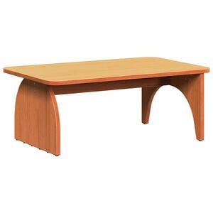vidaXL Coffee Table Wax Brown 80 x 50 x 31 cm Solid pine wood