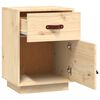 vidaXL Bedside Cabinet 40x34x55 cm Solid Wood Pine