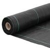 vidaXL Weed Membrane Black 0.5x200 m PP