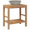 vidaXL Vanity Cabinet | Warm Teak | Solid teak wood | Standard | Bathroom Vanity